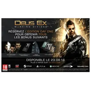 Comparateur de prix : Koch Media Plaion Deus Ex - Mankind Divided - Day One Edition Xbox One
