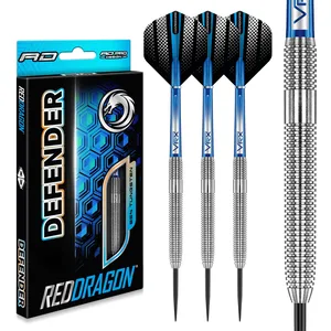 Fléchettes en tungstène Red Dragon - Modèle Defenders - 24g - Ailettes...Vendu paramazon