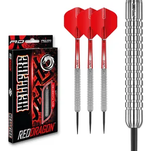 Fléchettes - RED DRAGON - Hell Fire A - 24g - Tungstène - Acier - Ensemble de 3Vendu paramazon