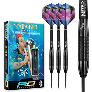 Fléchettes - RED DRAGON - Peter Wright Snakebite 3 - 26g - Tungstène - NoirVendu paramazon