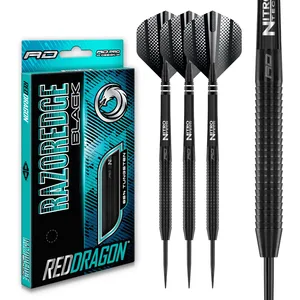 RED DRAGON - Razor Edge Black: Steeltip Tungsten Dartpijlen Profession...Vendu paramazon