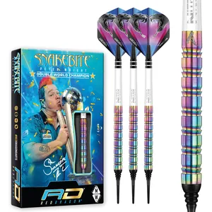 RED DRAGON - Peter Wright Snakebite 1: Softip Tungsten Steel Dartpijle...Vendu paramazon