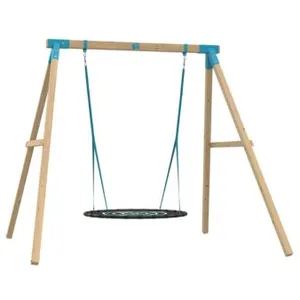 Comparateur de prix : Portique bois 1 balançoire nid Kingswood TP Toys