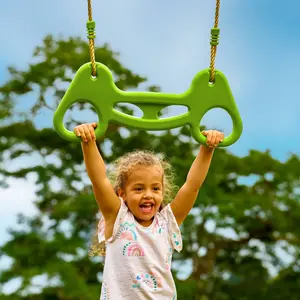Comparateur de prix : TP Toys Balançoire Trapèze Anneaux Pour Portique Plastique H190-250cm Vert