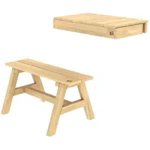 Étagère + Banc Fsc Tp Toys - Accessoire Banc + Plan De Travail En Bois Tp Toys