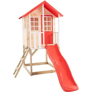 Comparateur de prix : Maisonnette sur pilotis balcon et gliss
