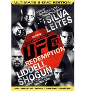 Comparateur de prix : CLEAR VISION UFC 97 Redemption : Silva vs Leites / Liddell vs Shogun Coffret 2 DVD