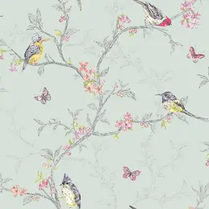 Comparateur de prix : Holden - Papier peint Phoebe Menthe dutch wallcoverings - Mint