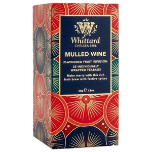 Comparateur de prix : Tisane fruitée Whittard of Chelsea Mulled Wine, 25 pcs.