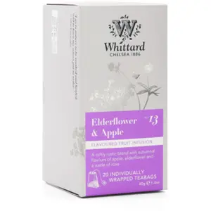 Thé aux fruits Whittard of Chelsea "Elderflower &amp; Apple", 20 pcs.