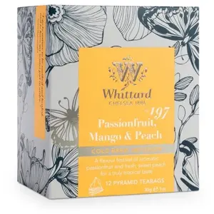 Infusion à froid aux fruits et aux herbes Whittard of Chelsea Passionfruit, Mango &amp; Peach, 12 pcs.Vendu parcoffee-friend