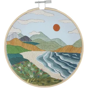 Kit de Broderie Coast avec Cercle en Bois de 15 cm - Trimits(...) - 63...