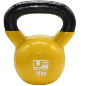 Comparateur de prix : Urban Fitness kettlebell 14 kg acier/vinyle noir/jaune