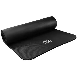 Comparateur de prix : Urban Fitness tapis de gymnastique 183 x 61 x 1 cm caoutchouc noir