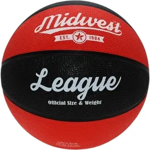 Midwest Ballon de basket-ball unisexe pour jeunes, noir, 5Vendu parbasket-center