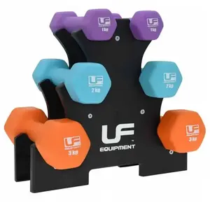UFE Urban Fitness Arbre à haltères 2 x 1kg, 2 x 2kg et 2 x 3kg UFW025 Taille :taille unique pas cher