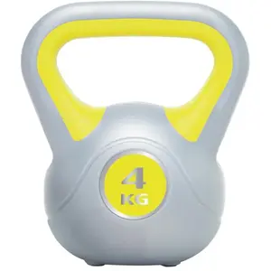 Urban Fitness Ufw0804 Kettlebell en Vinyle Unisexe, Jaune, 4 kg pas cher