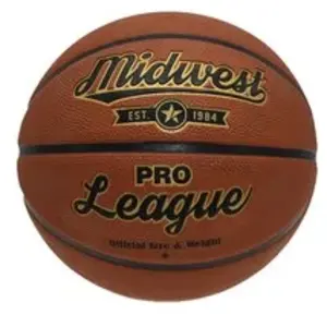 Ballon Midwest Pro League Marron Taille 6 BBB10406 pas cher