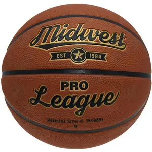 Ballon Midwest Pro League Marron Taille 5 BBB10405 pas cher