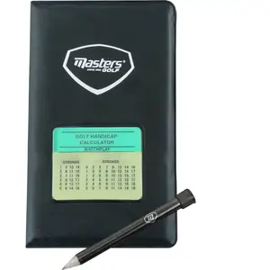 Masters Porte-cartes de score de luxe, noirVendu parall4golf