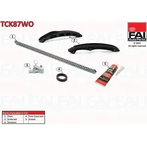 Kit de distribution par chaîne FAI AUTOPARTS, par ex. pour VW, Skoda, Audi pas cher