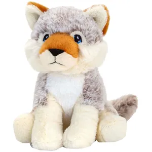 Peluche Eco Responsable Keeleco - Loup pas cher