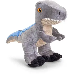Keel Toys Peluche vélociraptor 100% recyclée