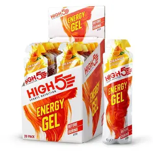Comparateur de prix : Gel énergétique High5 Energy goût orange 40g (20 unités)
