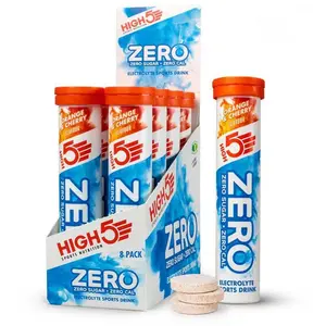 Comparateur de prix : High5 Boîte De Comprimés Zero Orange Et Cerise 8 Unités One Size