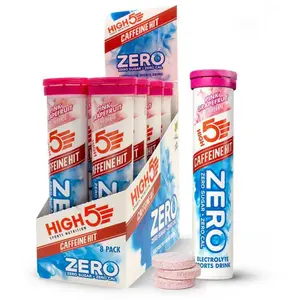 Comparateur de prix : High5 Boîte De Comprimés Zero Caff Hit Pamplemousse Rose 8 Unités One Size