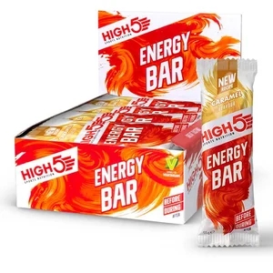 High5 Boîte Barres Énergétiques 55g 12 Unités CaramelVendu parbikeinn