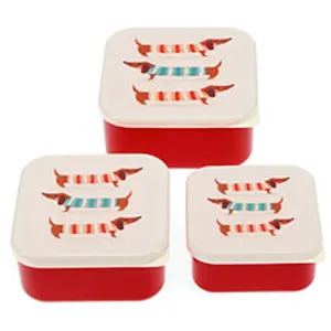Rex London Lot de 3 Boîtes - Sausage Dog pas cher