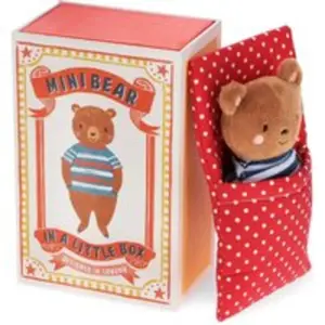 Mini peluche dans une boîte Rex London Bear 14,1x9,1x5,9 cm pas cher