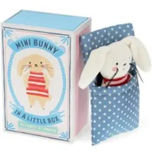 Comparateur de prix : Mini peluche dans une boîte Rex London Bunny 14,1x9,1x5,9 cm