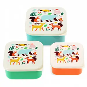 Rex London Lot de 3 Boîtes - Woodland pas cher