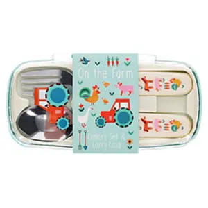 Couverts enfant Rex London Farmyard 15x7,6x1,9 cm pas cher