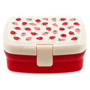 Rex London Boîte à Goûter avec Plateau Amovible - Little Strwaberry pas cher