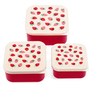 Rex London Lot de 3 Boîtes - Little Strawberry pas cher