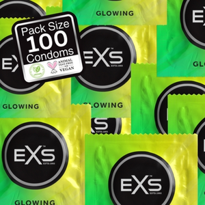 EXS Préservatifs phosphorescents GLOWING x100  pas cher
