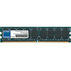 4Go DDR2 800MHz PC2-6400 240-PIN ECC DIMM (UDIMM) MÉMOIRE POUR SERVEUR...