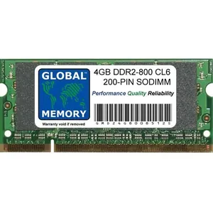 4Go DDR2 800MHz PC2-6400 200-PIN SODIMM MÉMOIRE POUR INTEL MACBOOK 13 ... pas cher
