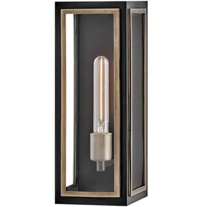 Elstead Lighting Shaw Applique murale E27, QN-SHAW-1M-BK, pas cher