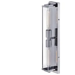 Comparateur de prix : Applique Murale Acier, Acrylique transparent Chrome Poli