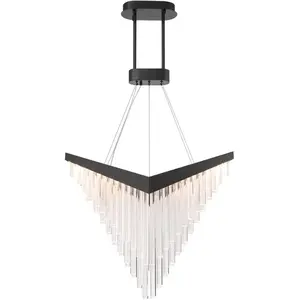 Elstead Lighting Vivien Suspension LED, QN-VIVIEN-P-L-BK,Vendu parreuter