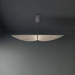 Lustre Acier, Acrylique blanc Noir Mat pas cher