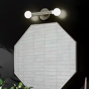 Applique Murale Acier Nickel Brossé pas cher