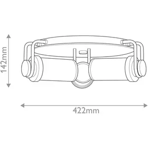 Quintiesse Plafonnier WYNWOOD, laiton vieilli, Ø 42 cm, à 3 lampes. Mé...Vendu parluminaire