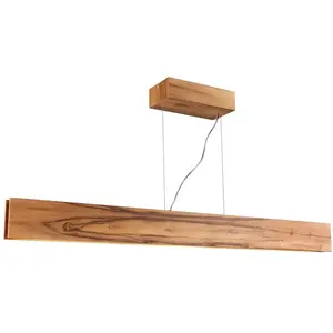 Elstead Lighting Supension LED Placage de bois naturel, acrylique