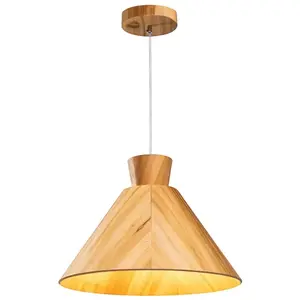 Elstead Lighting Conical Suspension E27, QN-CONICAL-P-M-TEAK, pas cher