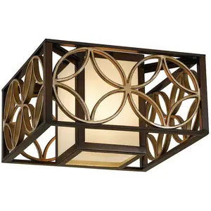 FEISS Elstead Lighting Plafonnier Remy - Bronze/Or ParisienVendu parluminaire